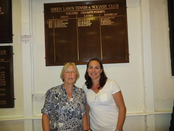 Ladies: Leanne Williams (right) 3 – Robin Jones 0 Ladies: Leanne Williams (right) 3 – Robin Jones 0