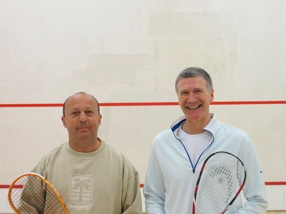 Championship Plate: Paul Redstone (left) 3 – Doug Elliott 0